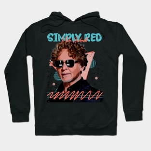 Retro Simply Red Fan Art Design Hoodie